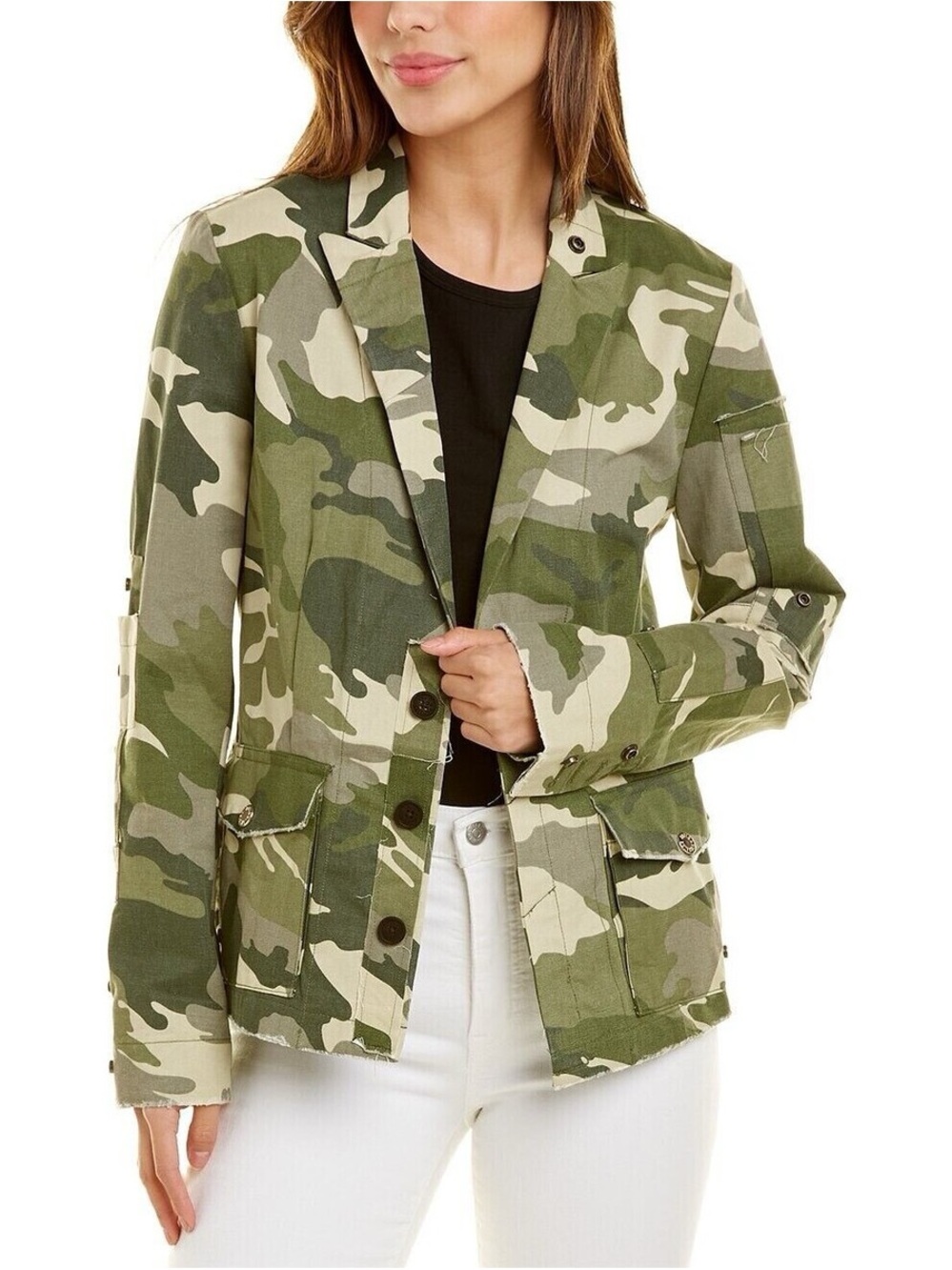 Zadig and Voltaire Virginia Camo Blazer Jacket